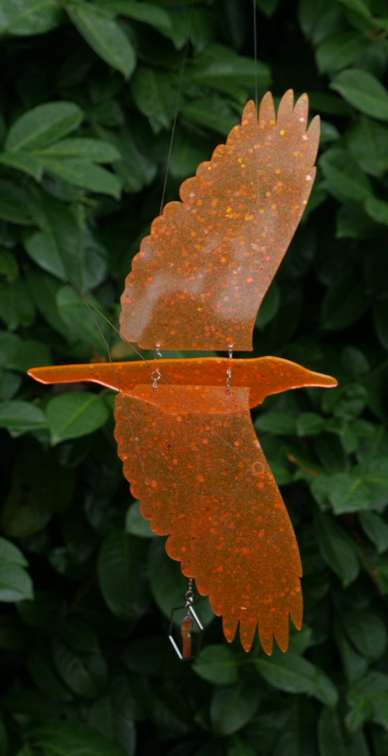 Flying Mobile - Orange Corvid