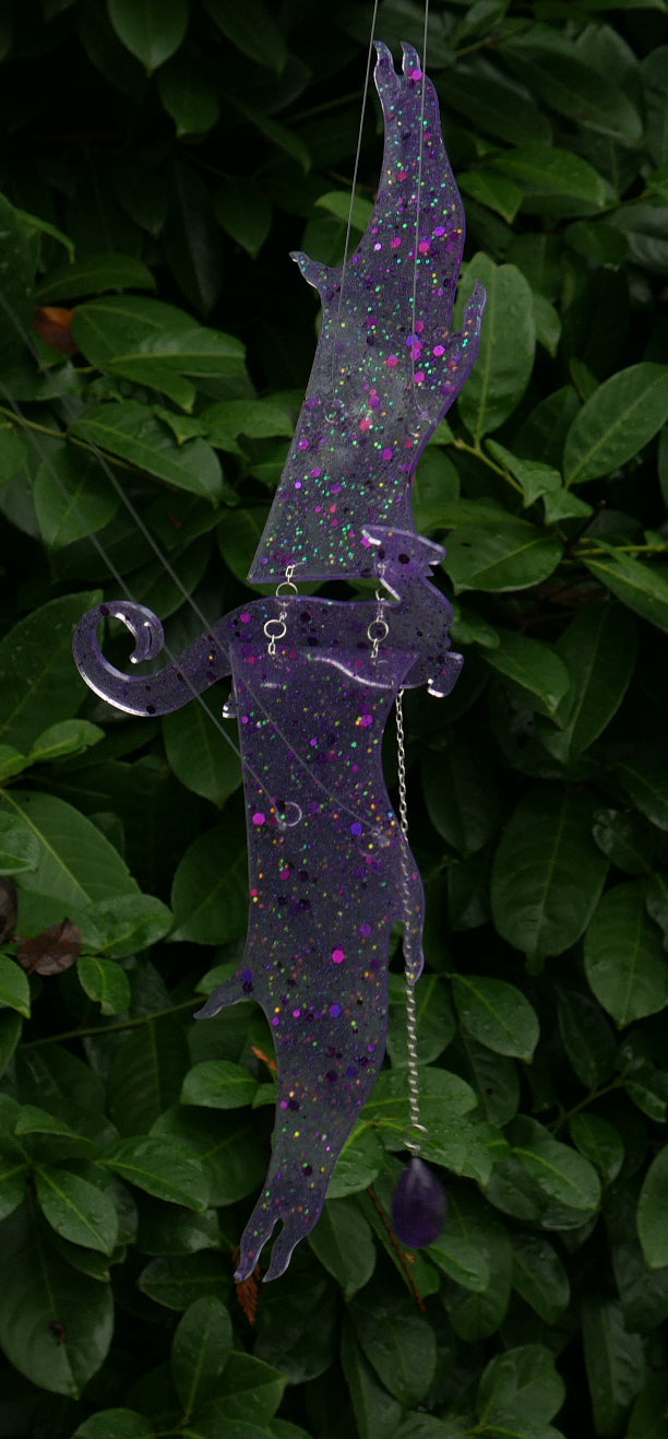 Flying Mobile - Purple Scatter Dragon