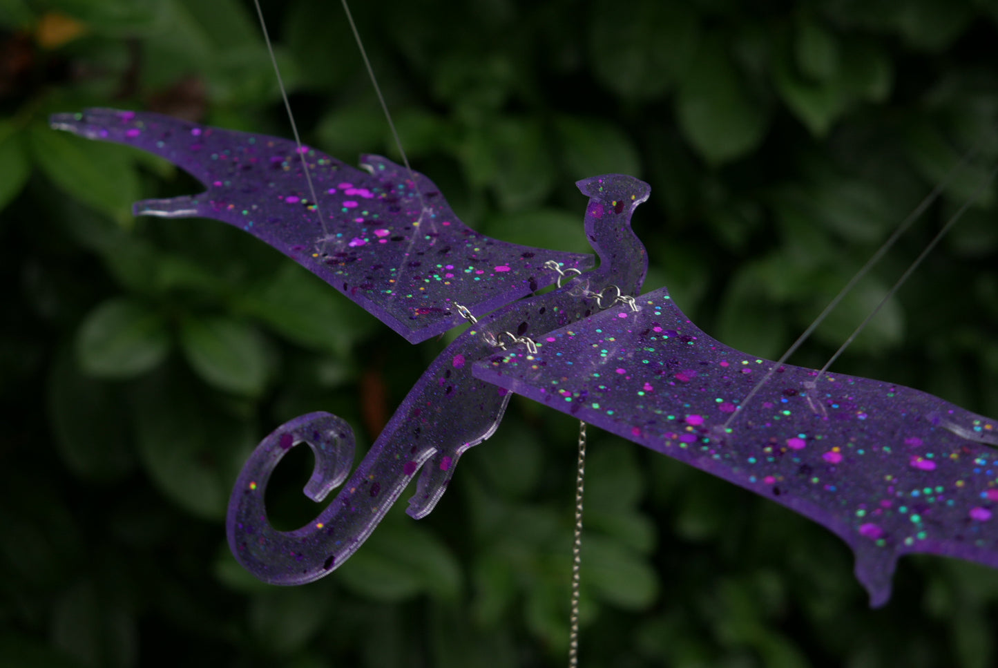 Flying Mobile - Purple Scatter Dragon