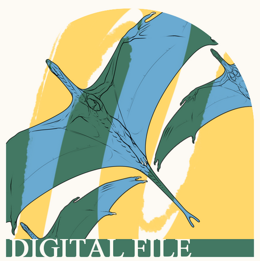 Digital File - Pay to Use Template - Above and Below Dragon